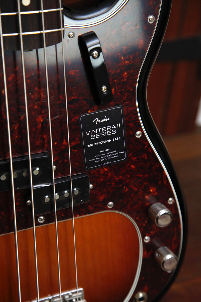 Fender Vintera II '60s Precision Bass 3-Tone Sunburst Bass Guitar