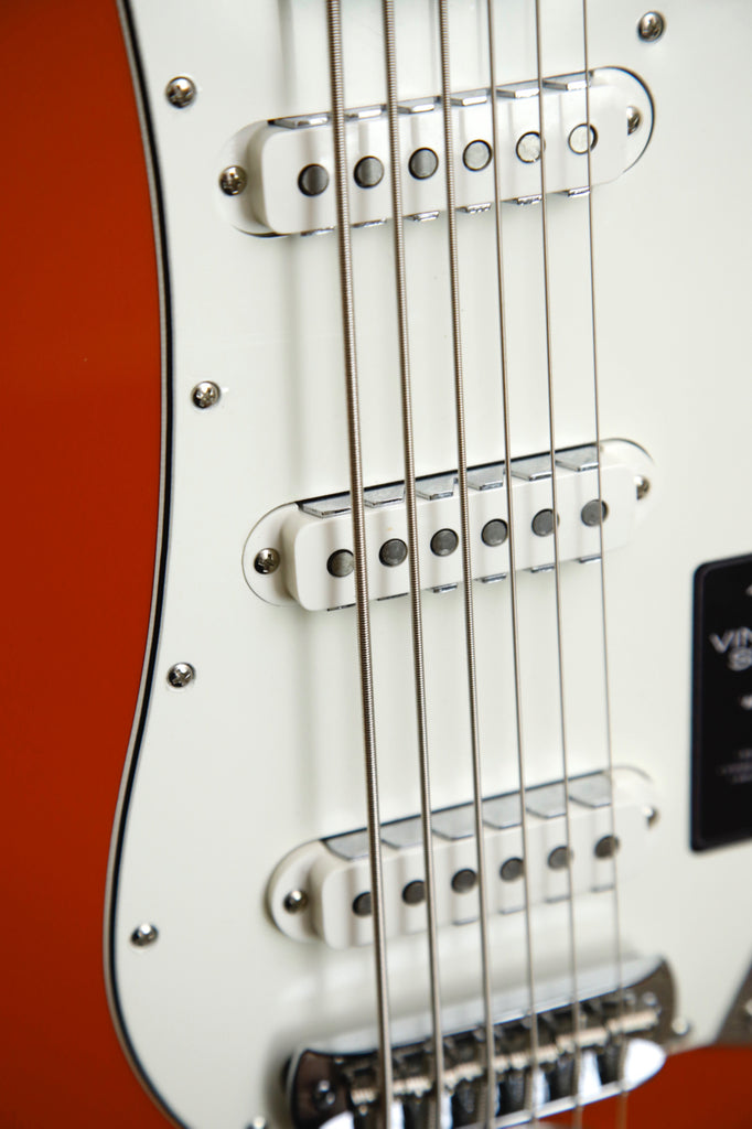 Fender Vintera II '60s Bass VI Fiesta Red Bass Guitar