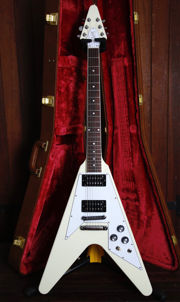 Gibson 70's Flying V Classic White Electric Guitar (B-stock)