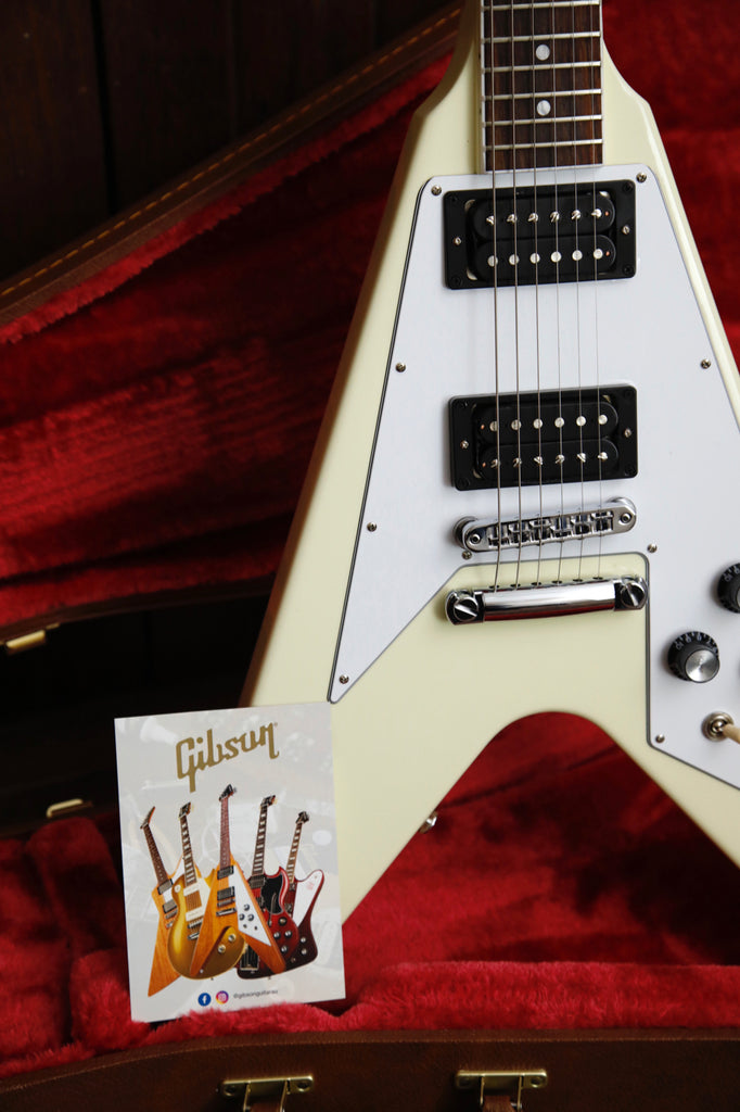 Gibson 70's Flying V Classic White Electric Guitar (B-stock)