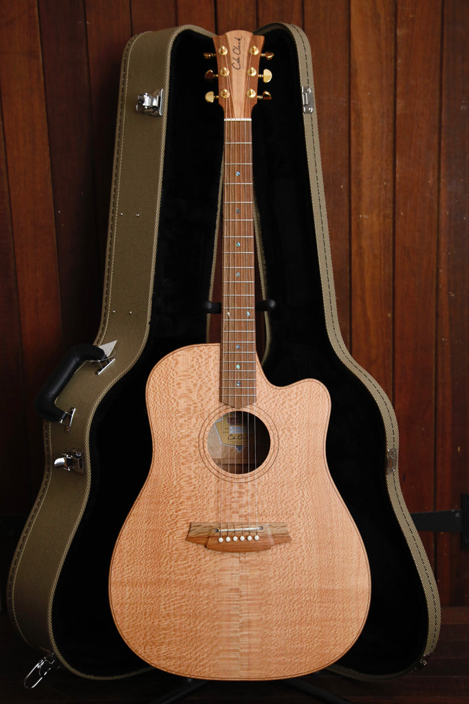 Cole Clark FL2EC SSO Solid Silky Oak Acoustic-Electric Guitar