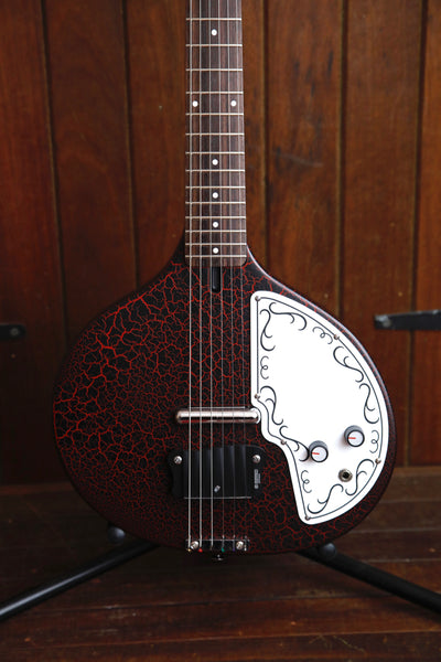 Danelectro Baby Sitar Electric Red Crackle