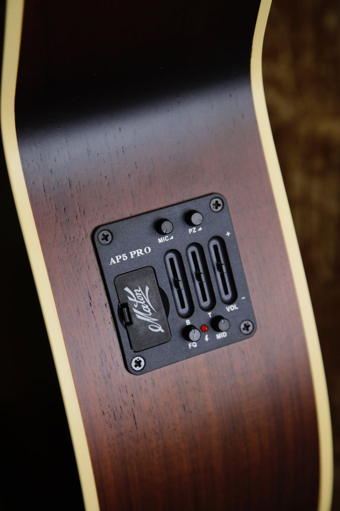 Maton EBG808 Nashville Acoustic-Electric Custom Sunburst Guitar