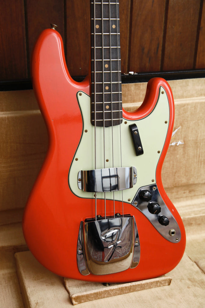 Fender Custom Shop LTD '64 Jazz Bass Journeyman Aged Fiesta Red