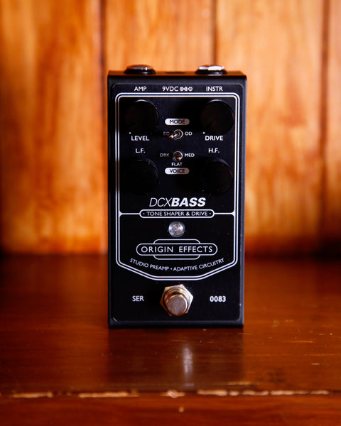 Origin Effects DCX Bass Tone Shaper & Drive Pedal Black Edition