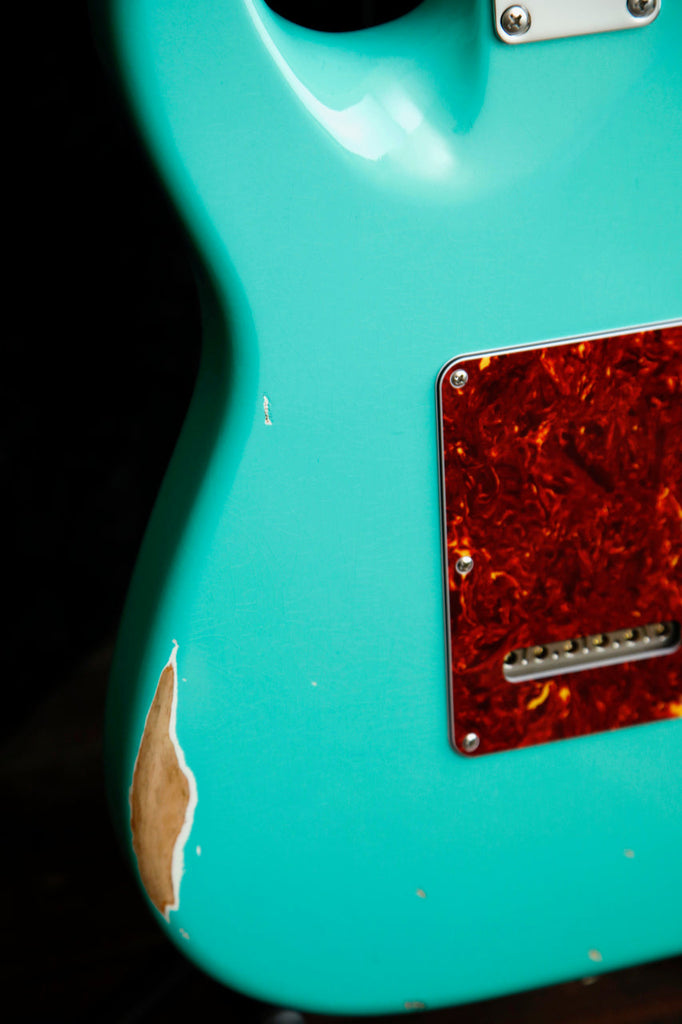 Suhr Custom Dealer Select Classic S Antique HSS Seafoam Green Electric Guitar
