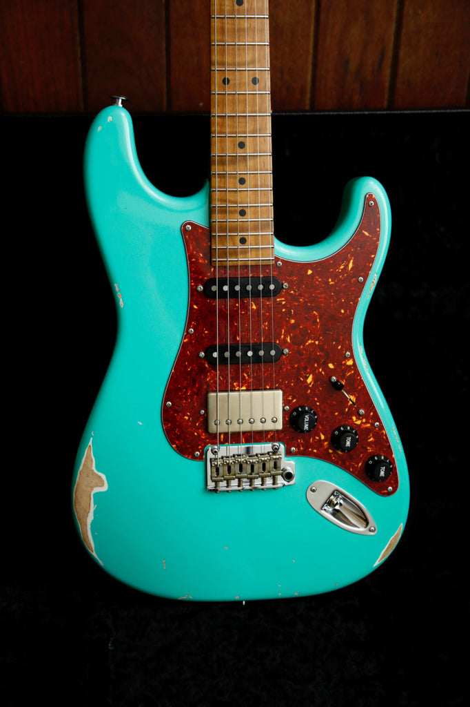 Suhr Custom Dealer Select Classic S Antique HSS Seafoam Green Electric Guitar