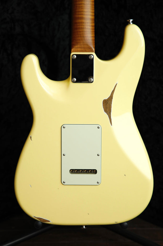Suhr Custom Dealer Select Classic S Antique HSS Vintage Yellow Electric Guitar