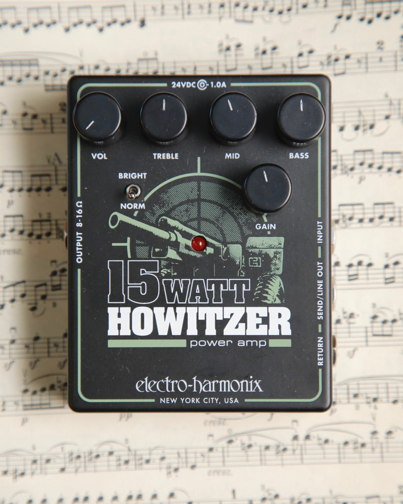 Electro-Harmonix 15Watt Howitzer Guitar Amp/Preamp Pedal Pre-Owned