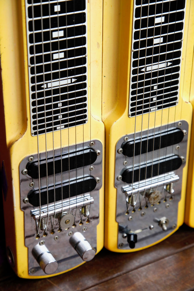 Fender Stringmaster T8 3-Neck Console Blonde Steel Guitar Vintage 1966 Pre-Owned