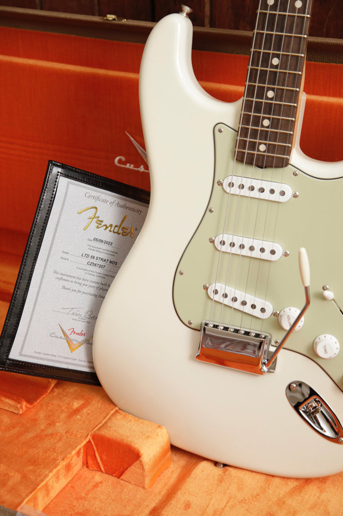Fender Custom Shop Limited Edition '59 Stratocaster NOS Aged Olympic White