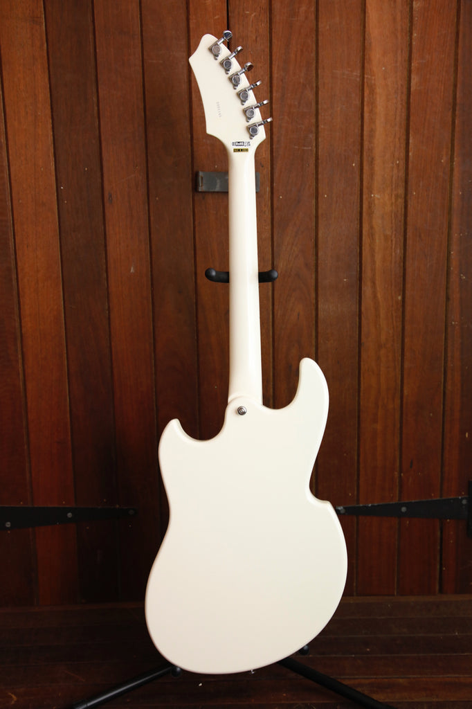 Eastwood "Sharkbite" Fyrbyrd Vintage White Electric Guitar