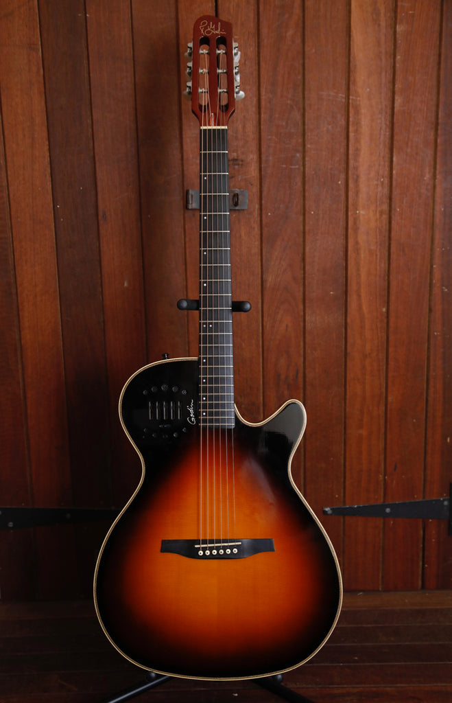 Godin Multiac Steel Duet Ambience Sunburst Acoustic-Electric Guitar Pre-Owned