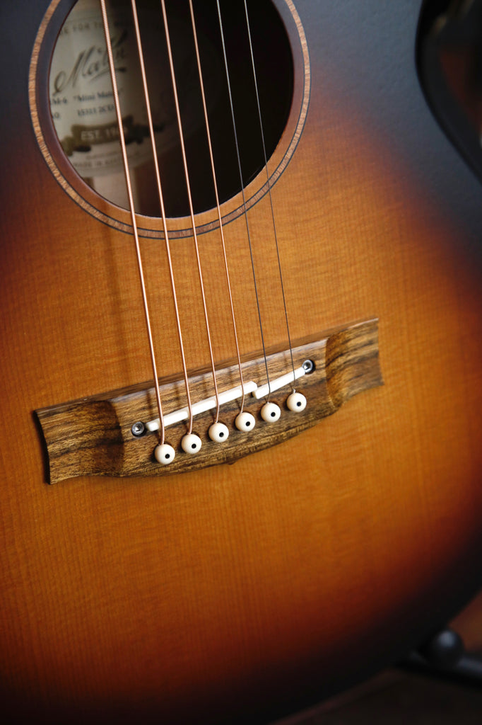 Maton EM-6 Mini Maton Sunburst Acoustic-Electric Guitar
