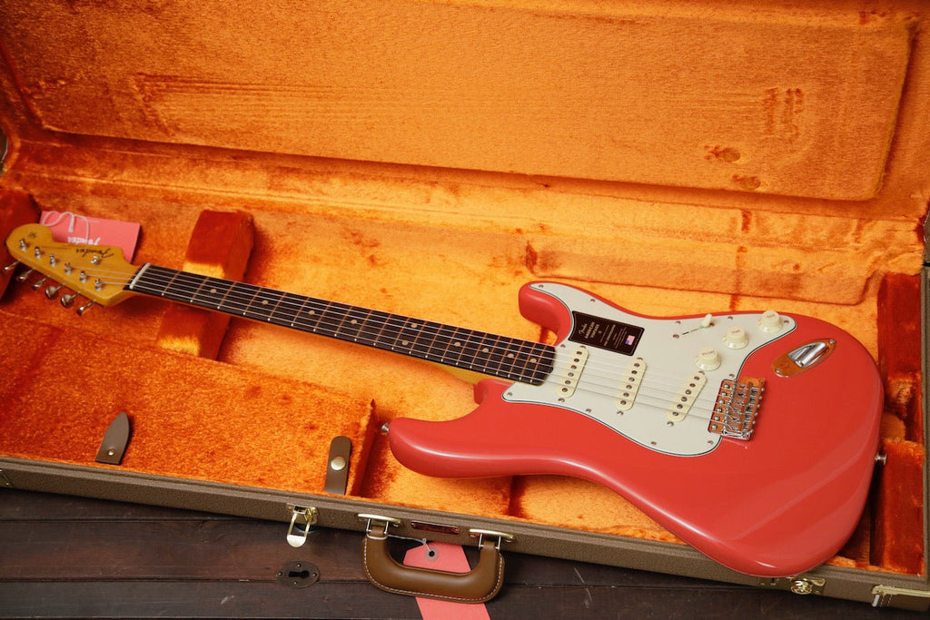 Fender American Vintage II 1961 Stratocaster Fiesta Red Electric Guitar