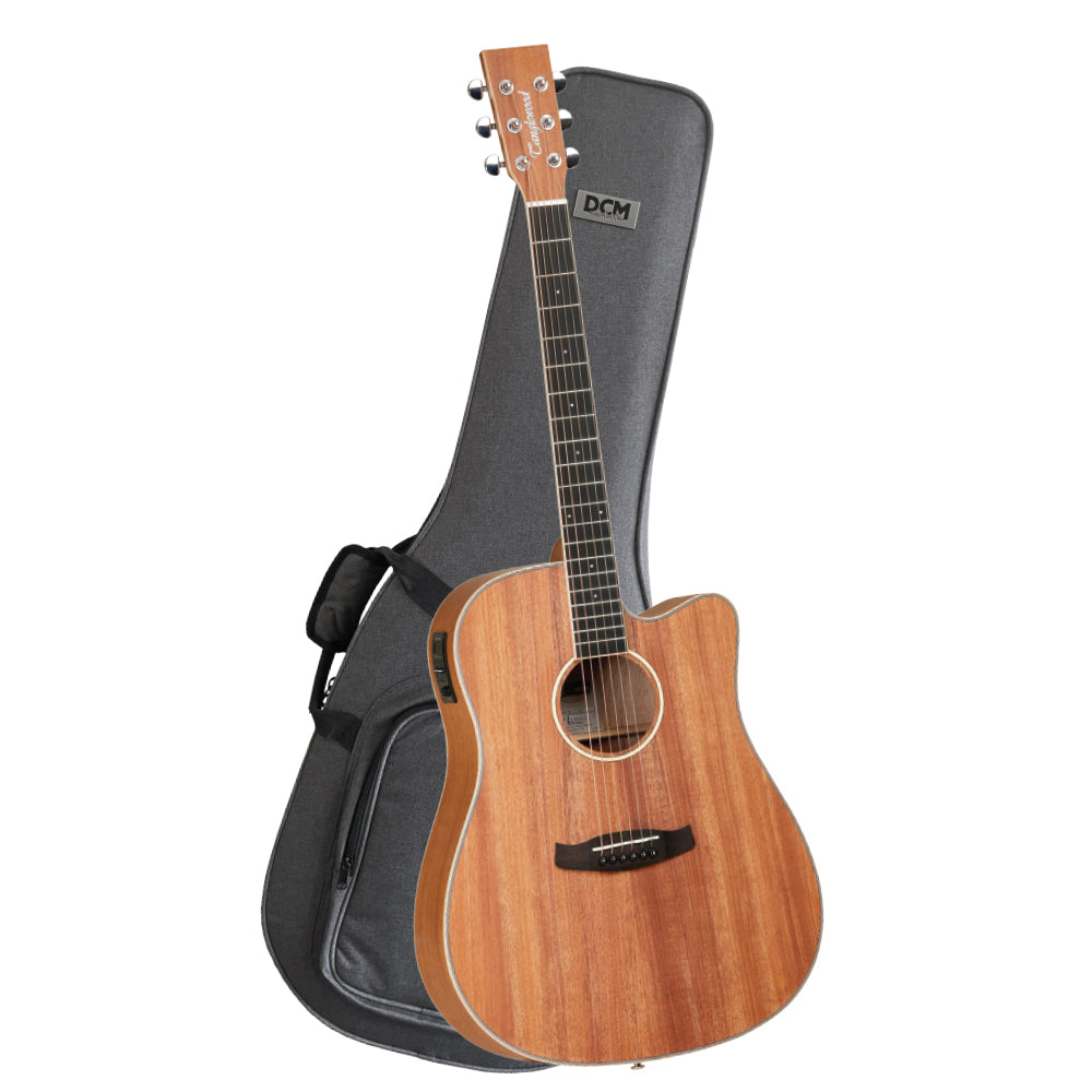 Tanglewood Acoustic Guitar Pack - Union Dreadnought Solid Top C/E Guitar Pack with DCM Premium Case
