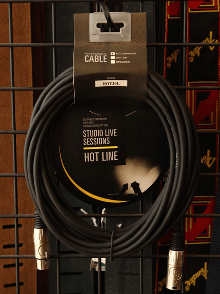 HotLine Microphone Cable HOT30L 30ft XLR-XLR Cable - The Rock Inn