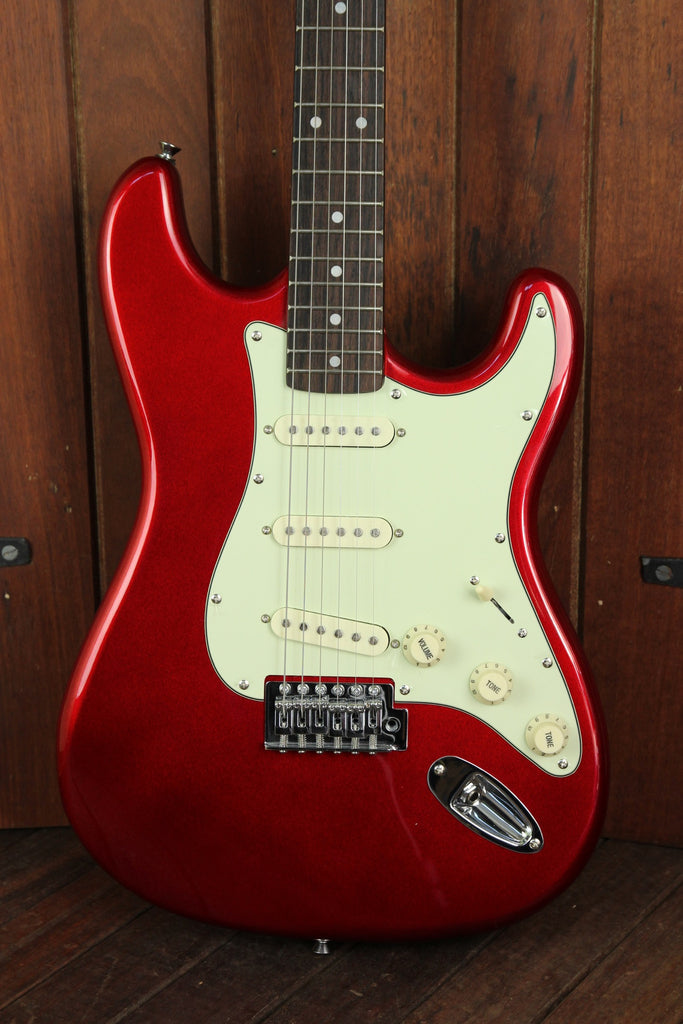 SX Vintage Style Electric Guitar Candy Apple Red - The Rock Inn - 1