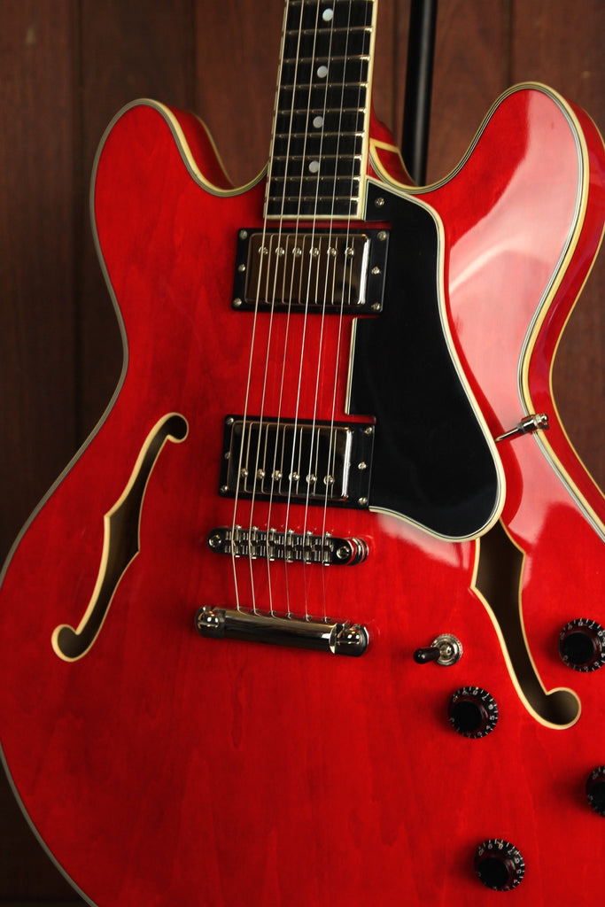 Eastman T386 Semi-Hollow Electric Guitar Red