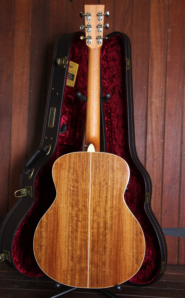 Tasman TA100M-E Mini GS Style Acoustic-Electric Guitar with Case