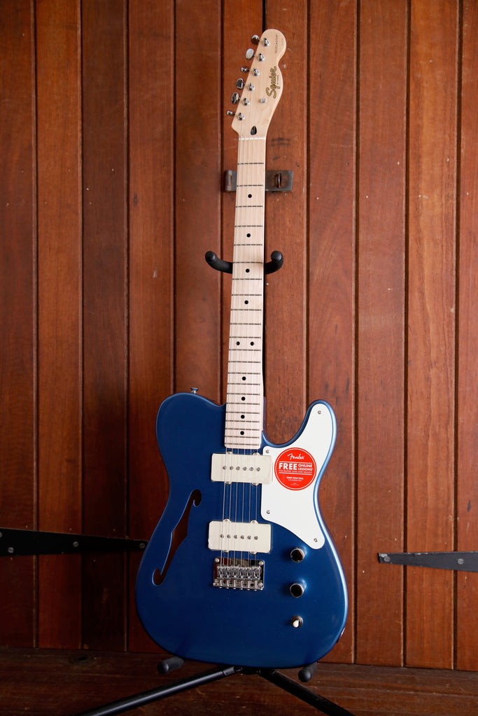 Squier Paranormal Cabronita Telecaster Thinline Lake Placid Blue Guitar