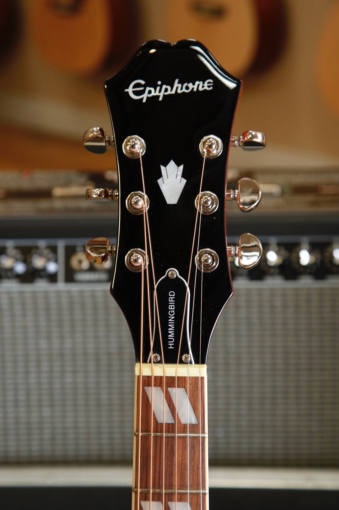 Epiphone Hummingbird Studio Faded Cherry Burst Acoustic-Electric Guitar