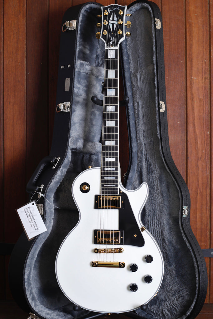 Gibson Custom Les Paul Custom Alpine White Electric Guitar