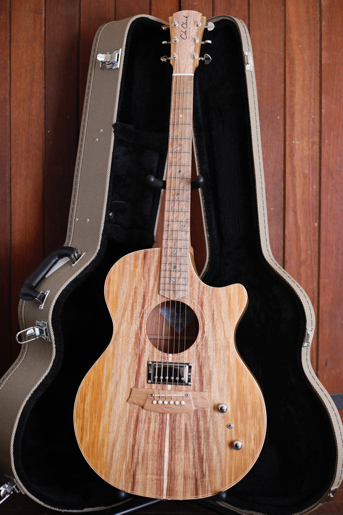Cole Clark AN2EC Blackwood/Blackwood Humbucker Dual-Output Guitar