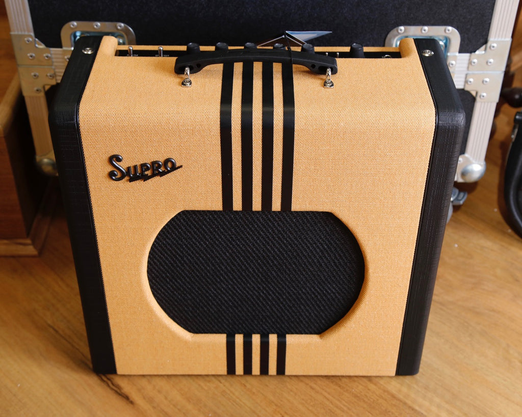 Supro Delta King 12 Combo 1x12 Amplifier Black/Tweed