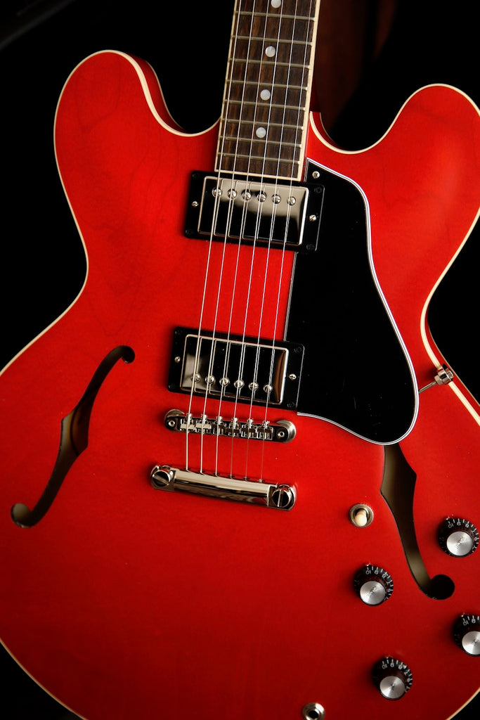 Gibson ES-335 Satin Cherry Semi-Hollow Electric Guitar