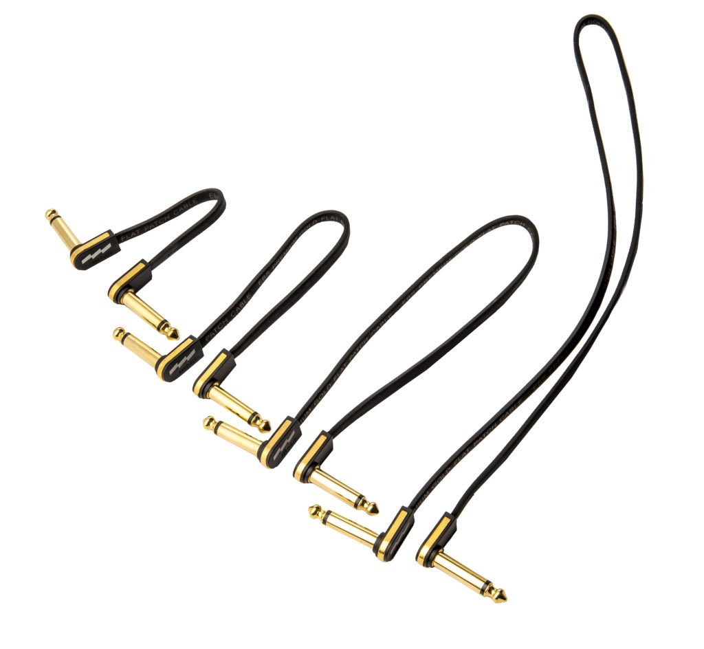 EBS Premium Gold Flat Patch Cables (6-pack)