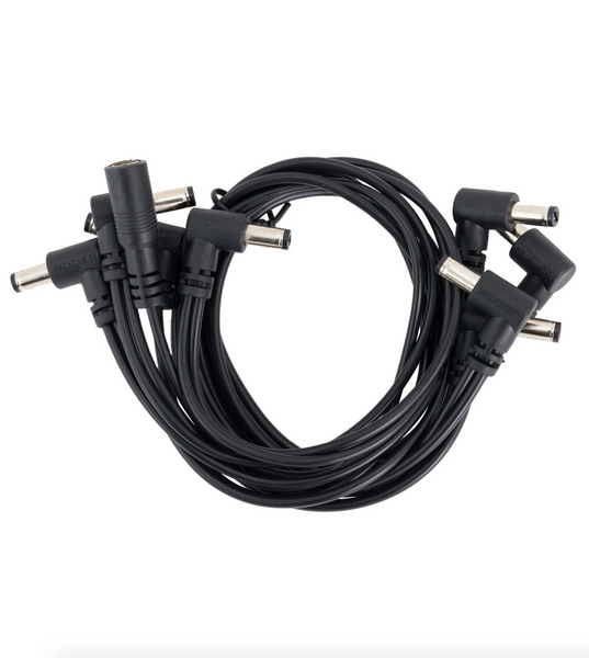 Mooer 8-Plug DC Daisy Chain Pedal Power Cable (Right-Angle Plugs)