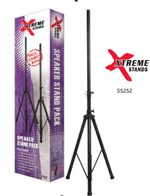 Speaker Stand - SS252 Xtreme Speaker Stands Pack (2) - The Rock Inn