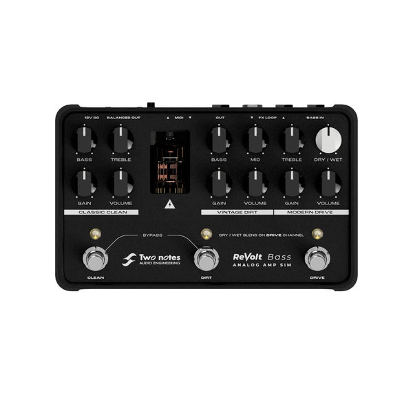 Two Notes Revolt Bass Amp Simulator Pedal