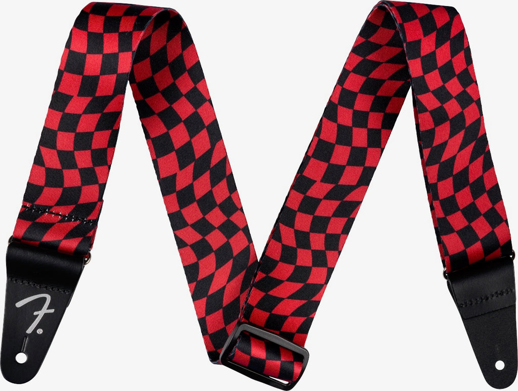 Fender Wavy Checkerboard Polyester Guitar Straps