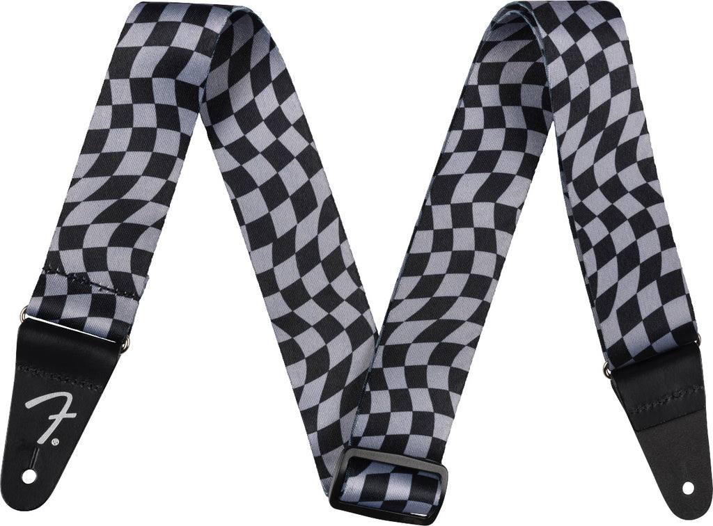 Fender Wavy Checkerboard Polyester Guitar Straps
