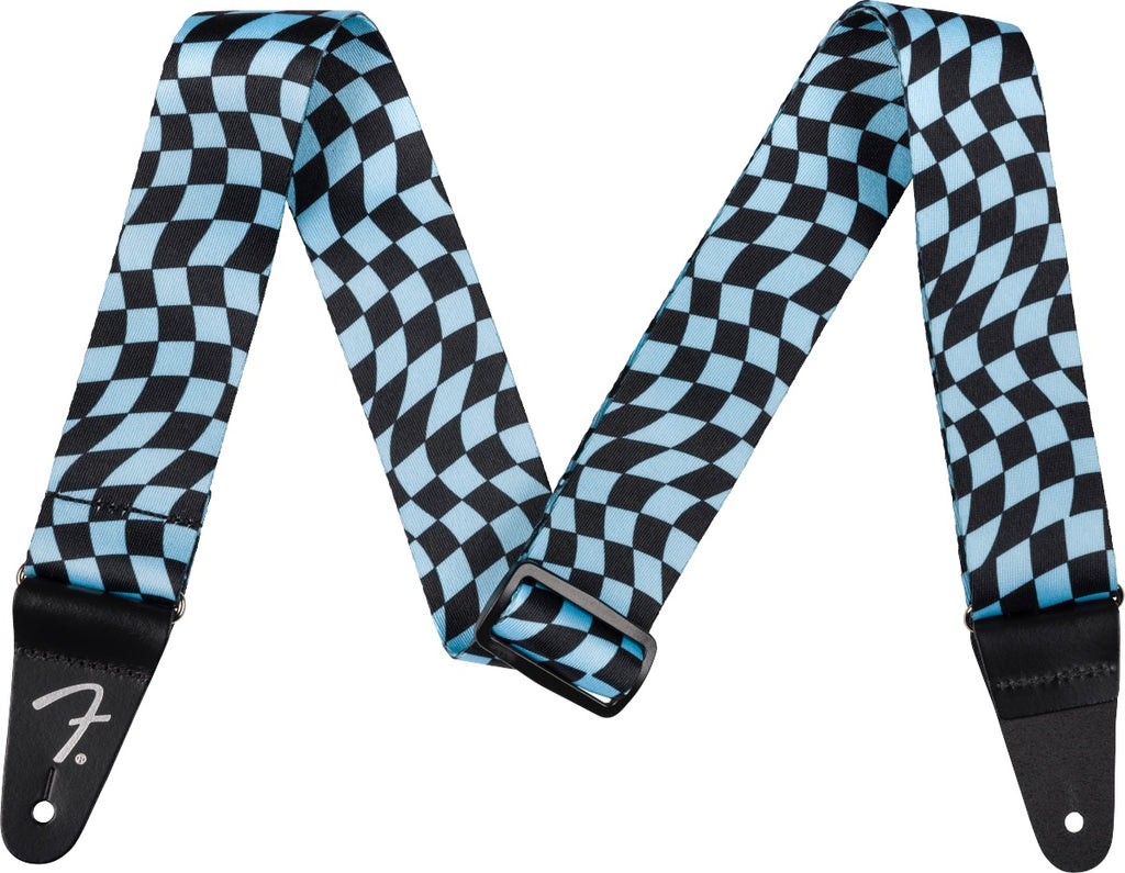 Fender Wavy Checkerboard Polyester Guitar Straps