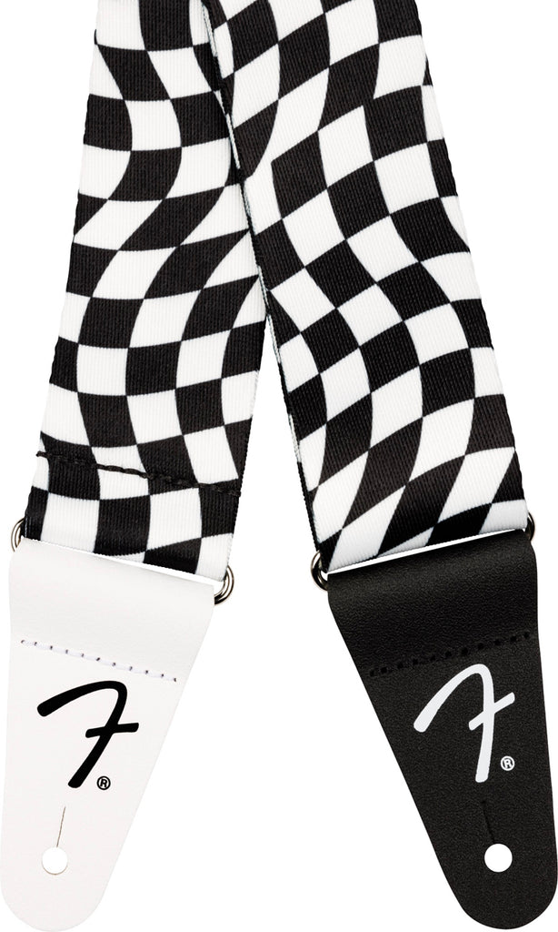 Fender Wavy Checkerboard Polyester Guitar Straps
