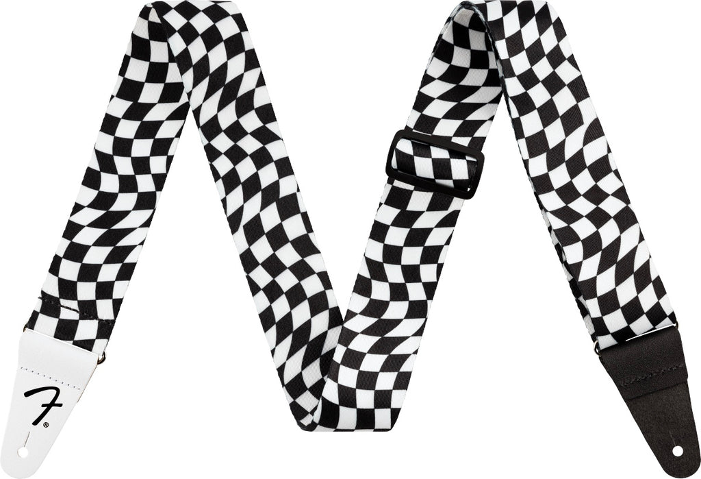 Fender Wavy Checkerboard Polyester Guitar Straps