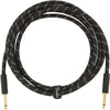 Fender Deluxe Series Instrument Cable 3m Straight/Straight 10ft Black Tweed