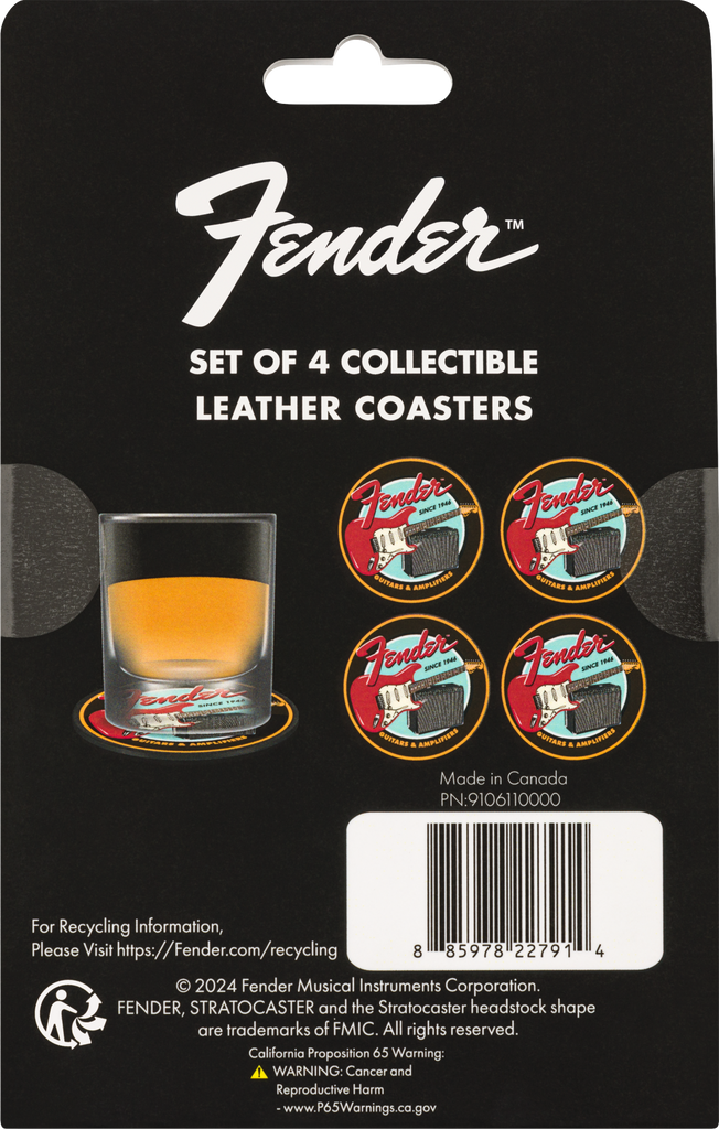 Fender Guitars & Amps Coaster Set