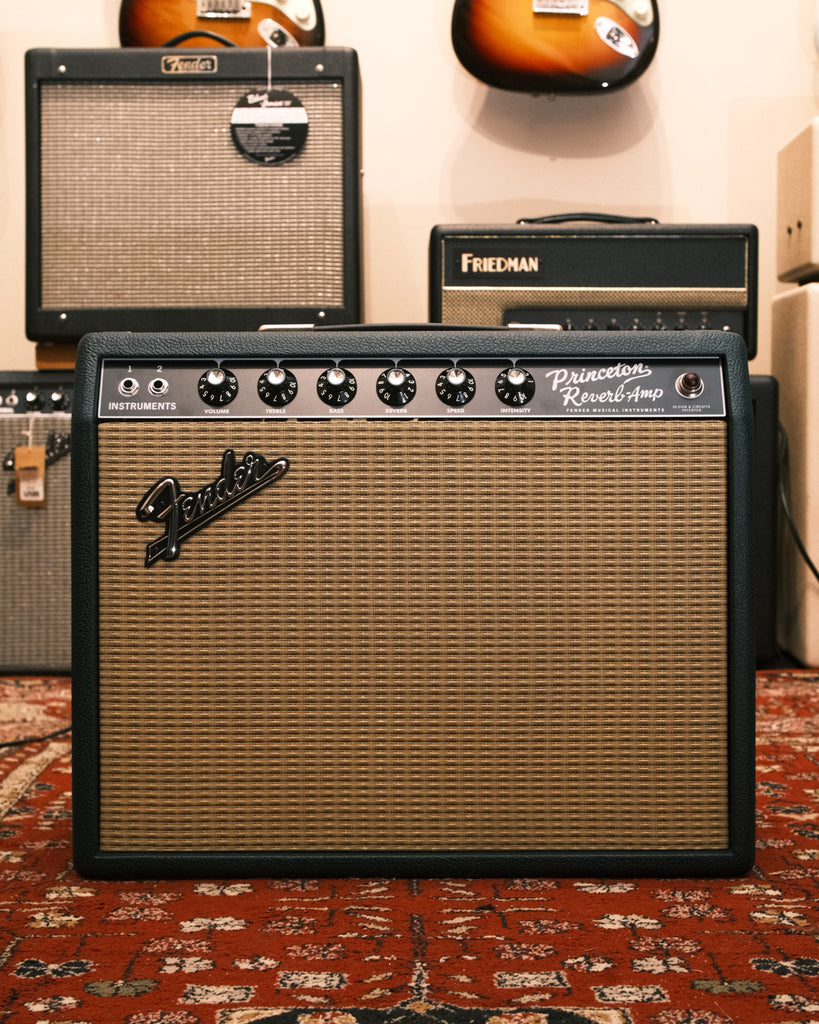 Fender '65 Princeton Reverb 15W  FSR British Green Ltd Edition G12