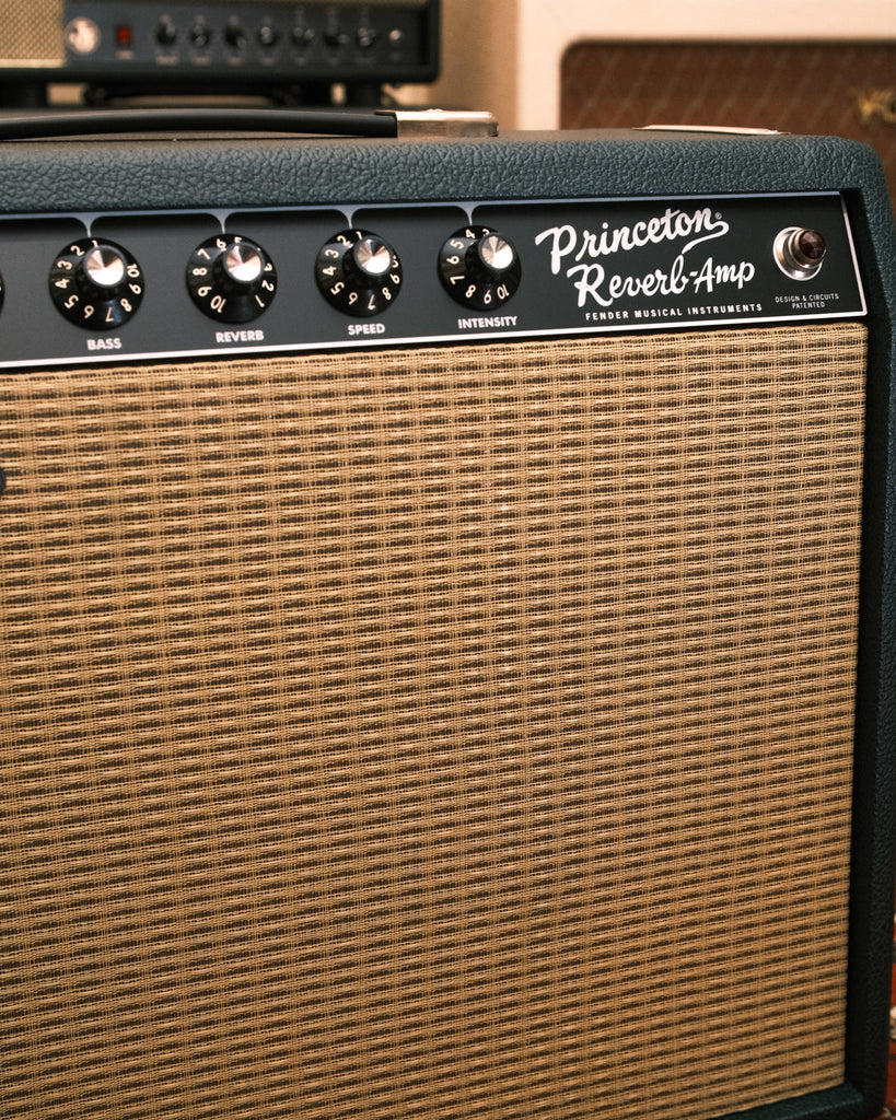 Fender '65 Princeton Reverb 15W FSR British Green Ltd Edition G12