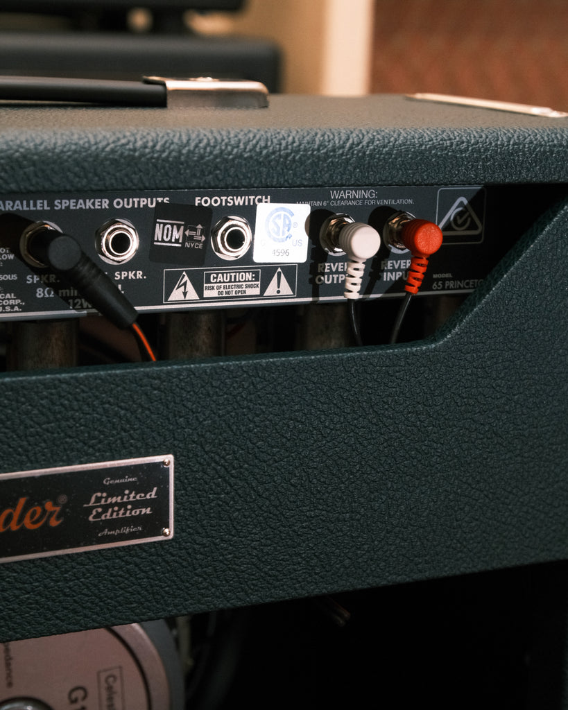 Fender '65 Princeton Reverb 15W FSR British Green Ltd Edition G12