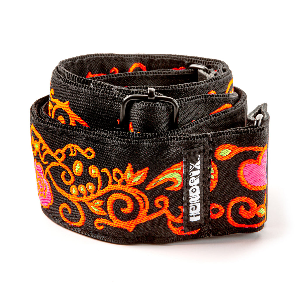 Dunlop Jimi Hendrix Blacklight Strap Collection - Various Colours