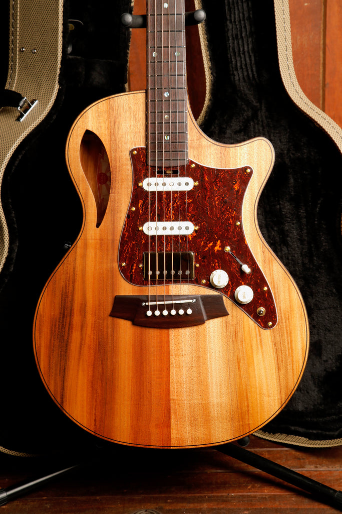 Cole Clark TL2EC-BLBLR-HSS Blackwood/Blackwood Dual-Output Guitar