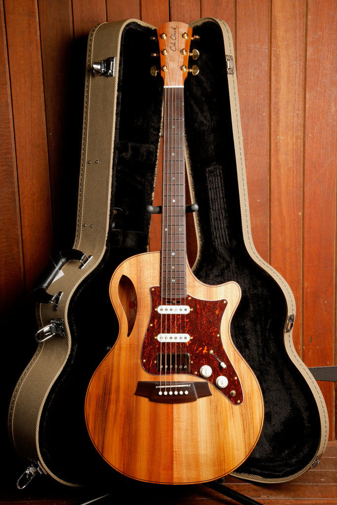 Cole Clark TL2EC-BLBLR-HSS Blackwood/Blackwood Dual-Output Guitar