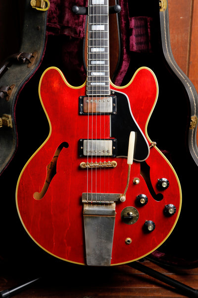 Gibson ES-355 Vintage 1968 Stereo Semi-Hollow Cherry Electric Guitar Pre-Owned