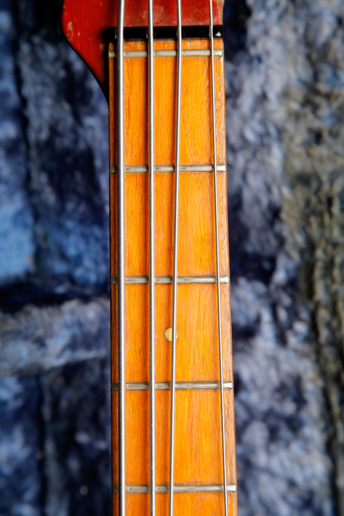 Burns Sonic Bass Vintage 1960s Cherry Red Bass Guitar Pre-Owned