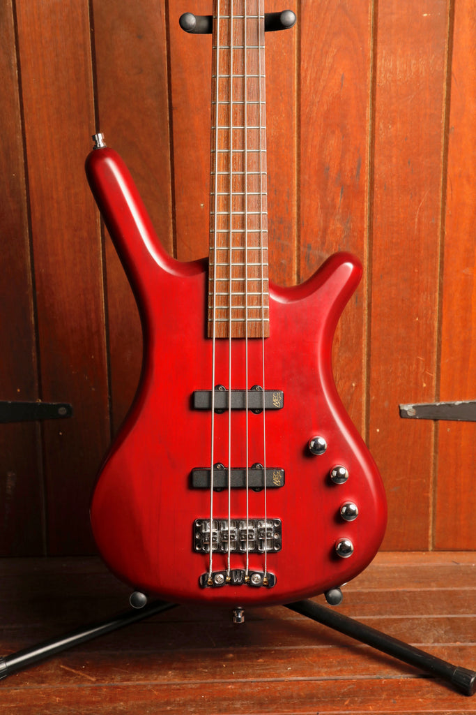 Warwick Rockbass Corvette Basic 4-String Burgundy Red Transparent Satin 2020 Pre-Owneded (Copy)